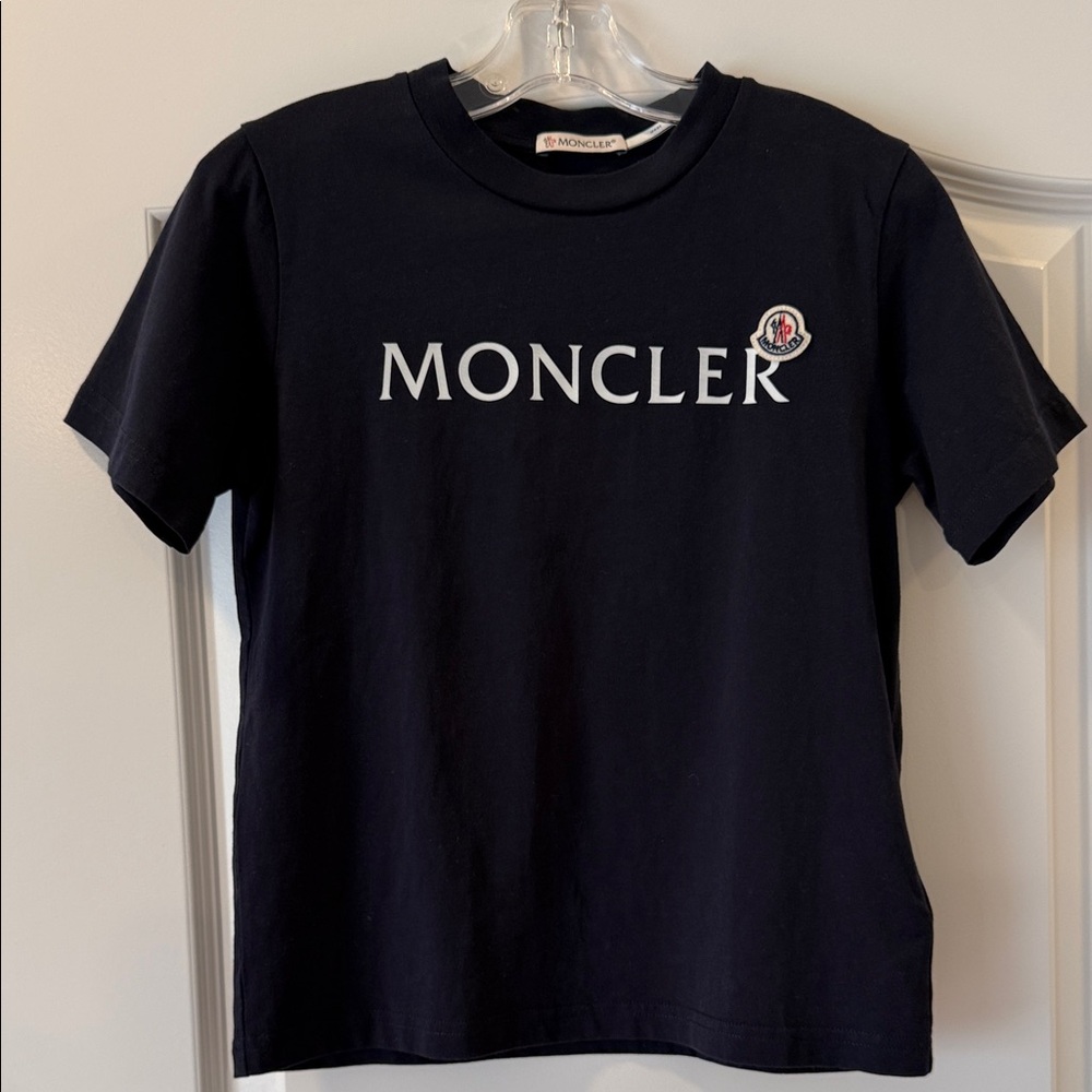 Moncler Boys Classic Navy Tee size 8Youth